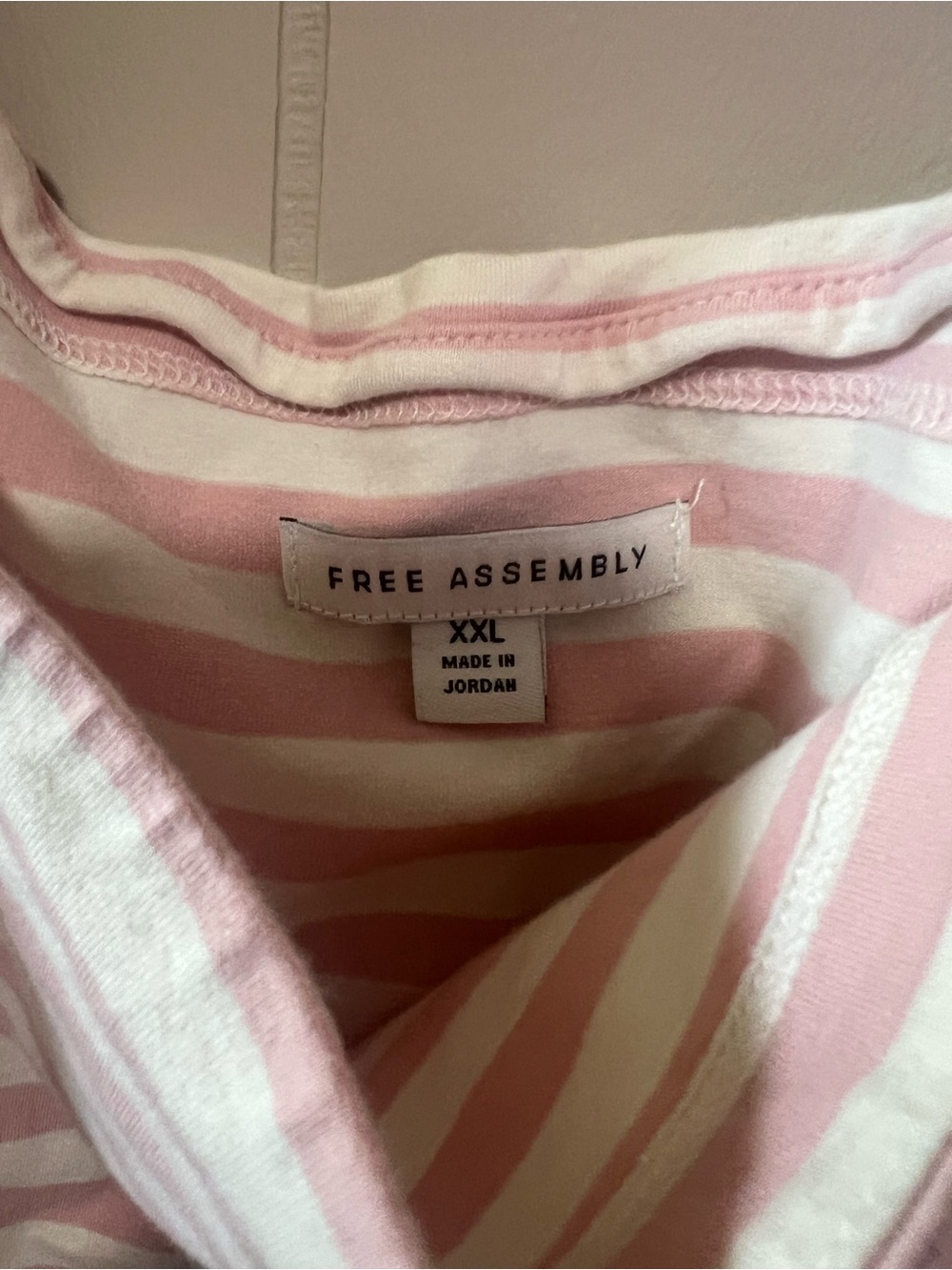 Pink & White Striped Women’s Dress - Picture 2 of 3